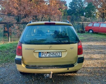 Бежевый Пежо 307, объемом двигателя 2 л и пробегом 370 тыс. км за 1600 $, фото 4 на Automoto.ua