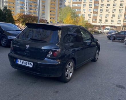 Чорний Пежо 307, об'ємом двигуна 2 л та пробігом 278 тис. км за 2499 $, фото 1 на Automoto.ua