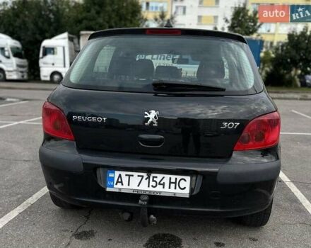 Черный Пежо 307, объемом двигателя 1.59 л и пробегом 280 тыс. км за 4100 $, фото 2 на Automoto.ua