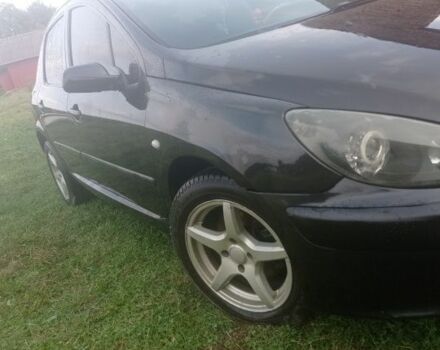 Чорний Пежо 307, об'ємом двигуна 2 л та пробігом 150 тис. км за 3300 $, фото 5 на Automoto.ua