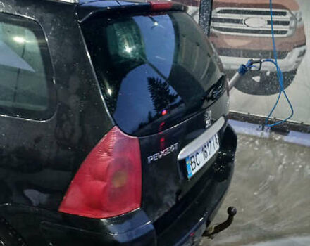 Черный Пежо 307, объемом двигателя 1.6 л и пробегом 293 тыс. км за 4400 $, фото 2 на Automoto.ua