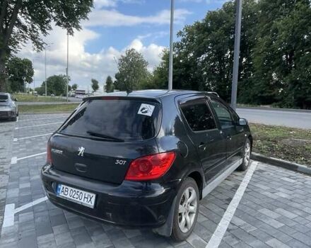 Черный Пежо 307, объемом двигателя 2 л и пробегом 258 тыс. км за 5200 $, фото 6 на Automoto.ua