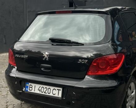 Черный Пежо 307, объемом двигателя 2 л и пробегом 300 тыс. км за 3000 $, фото 3 на Automoto.ua