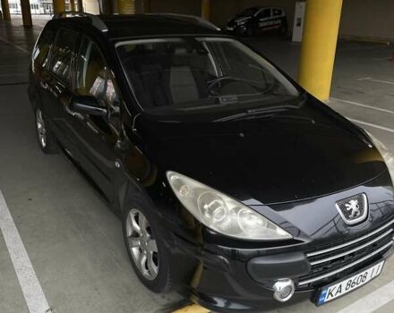 Чорний Пежо 307, об'ємом двигуна 2 л та пробігом 280 тис. км за 5100 $, фото 8 на Automoto.ua