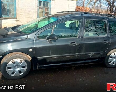 Чорний Пежо 307, об'ємом двигуна 2 л та пробігом 264 тис. км за 2500 $, фото 10 на Automoto.ua