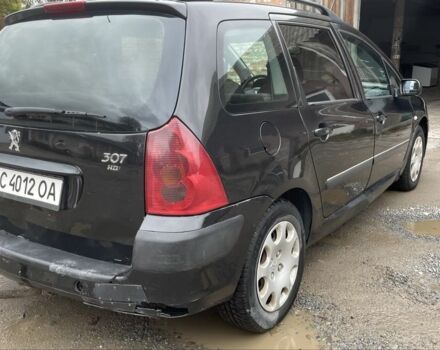 Чорний Пежо 307, об'ємом двигуна 1.4 л та пробігом 385 тис. км за 3350 $, фото 3 на Automoto.ua