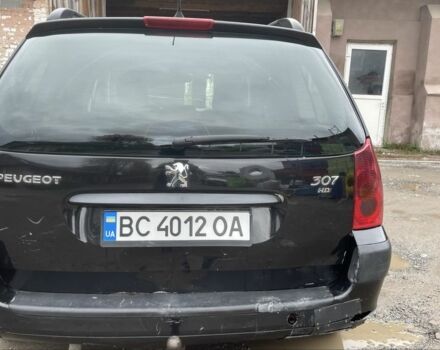 Чорний Пежо 307, об'ємом двигуна 1.4 л та пробігом 385 тис. км за 3350 $, фото 5 на Automoto.ua