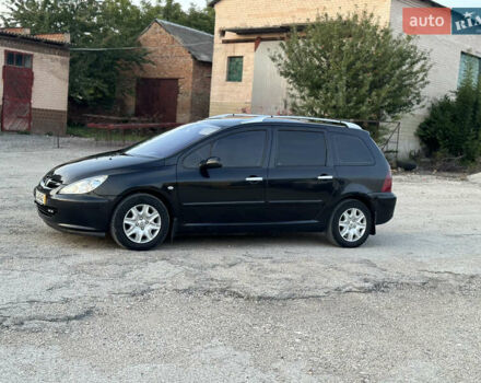 Чорний Пежо 307, об'ємом двигуна 1.6 л та пробігом 200 тис. км за 4200 $, фото 12 на Automoto.ua
