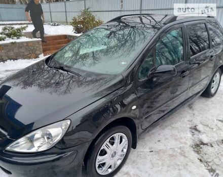 Чорний Пежо 307, об'ємом двигуна 2 л та пробігом 278 тис. км за 4700 $, фото 2 на Automoto.ua