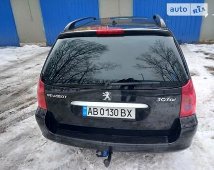 Чорний Пежо 307, об'ємом двигуна 2 л та пробігом 278 тис. км за 4700 $, фото 5 на Automoto.ua