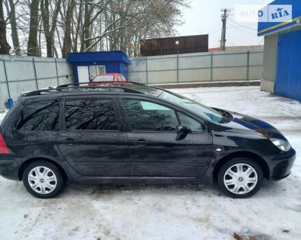 Чорний Пежо 307, об'ємом двигуна 2 л та пробігом 278 тис. км за 4700 $, фото 7 на Automoto.ua