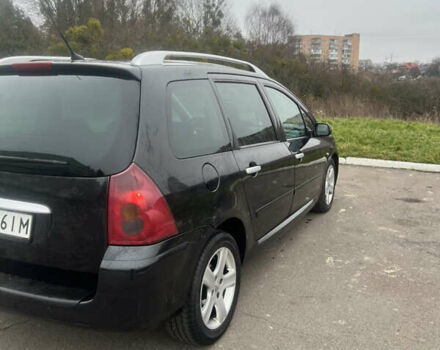 Черный Пежо 307, объемом двигателя 1.56 л и пробегом 285 тыс. км за 4200 $, фото 5 на Automoto.ua