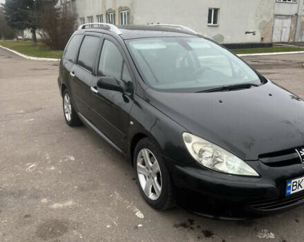 Черный Пежо 307, объемом двигателя 1.56 л и пробегом 285 тыс. км за 4200 $, фото 7 на Automoto.ua