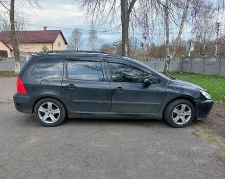 Черный Пежо 307, объемом двигателя 1.6 л и пробегом 190 тыс. км за 2650 $, фото 2 на Automoto.ua