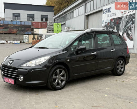 Чорний Пежо 307, об'ємом двигуна 1.6 л та пробігом 256 тис. км за 4700 $, фото 1 на Automoto.ua