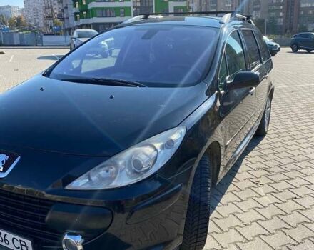 Чорний Пежо 307, об'ємом двигуна 2 л та пробігом 269 тис. км за 4500 $, фото 2 на Automoto.ua