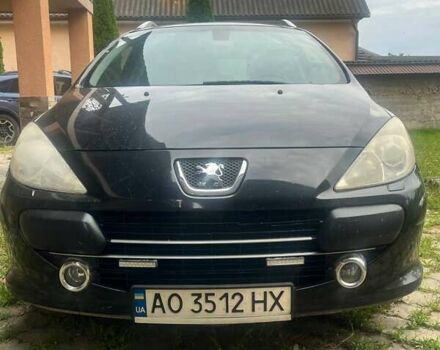 Черный Пежо 307, объемом двигателя 2 л и пробегом 233 тыс. км за 6100 $, фото 6 на Automoto.ua