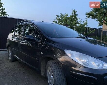 Чорний Пежо 307, об'ємом двигуна 1.59 л та пробігом 290 тис. км за 4200 $, фото 1 на Automoto.ua