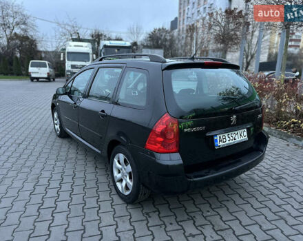 Черный Пежо 307, объемом двигателя 1.6 л и пробегом 263 тыс. км за 4499 $, фото 18 на Automoto.ua
