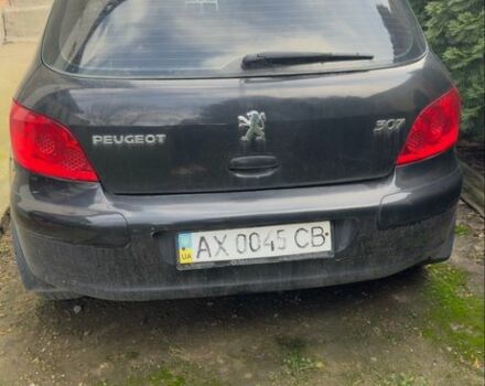 Черный Пежо 307, объемом двигателя 2 л и пробегом 10 тыс. км за 3906 $, фото 9 на Automoto.ua