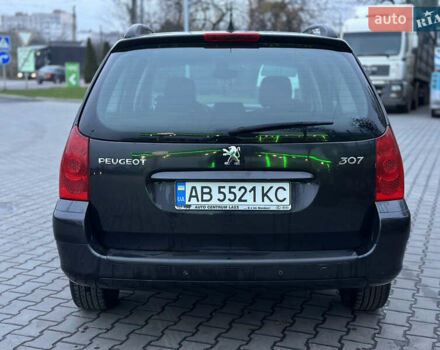 Черный Пежо 307, объемом двигателя 1.6 л и пробегом 263 тыс. км за 4499 $, фото 13 на Automoto.ua