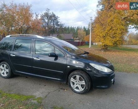 Черный Пежо 307, объемом двигателя 2 л и пробегом 300 тыс. км за 5500 $, фото 12 на Automoto.ua