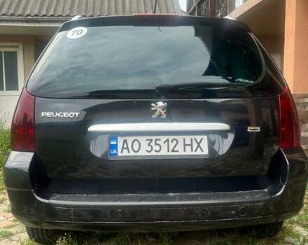 Черный Пежо 307, объемом двигателя 2 л и пробегом 233 тыс. км за 6100 $, фото 5 на Automoto.ua
