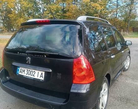 Черный Пежо 307, объемом двигателя 2 л и пробегом 300 тыс. км за 5500 $, фото 8 на Automoto.ua