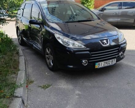 Чорний Пежо 307, об'ємом двигуна 2 л та пробігом 187 тис. км за 2600 $, фото 1 на Automoto.ua