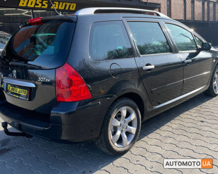 Черный Пежо 307, объемом двигателя 1.6 л и пробегом 219 тыс. км за 5700 $, фото 5 на Automoto.ua