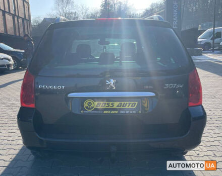 Черный Пежо 307, объемом двигателя 1.6 л и пробегом 219 тыс. км за 5700 $, фото 4 на Automoto.ua