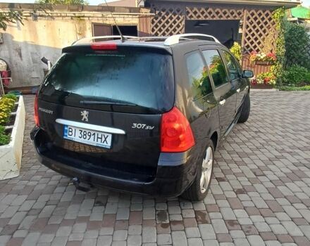 Чорний Пежо 307, об'ємом двигуна 2 л та пробігом 290 тис. км за 3700 $, фото 1 на Automoto.ua