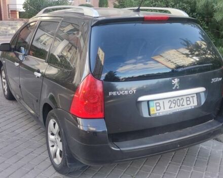 Чорний Пежо 307, об'ємом двигуна 2 л та пробігом 187 тис. км за 2600 $, фото 2 на Automoto.ua
