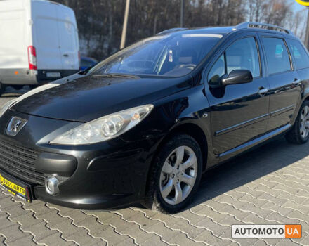 Черный Пежо 307, объемом двигателя 1.6 л и пробегом 219 тыс. км за 5700 $, фото 2 на Automoto.ua