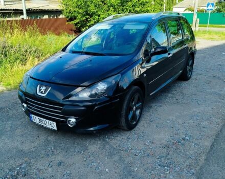Черный Пежо 307, объемом двигателя 2 л и пробегом 245 тыс. км за 5900 $, фото 1 на Automoto.ua