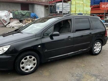 Чорний Пежо 307, об'ємом двигуна 1.4 л та пробігом 385 тис. км за 3350 $, фото 1 на Automoto.ua