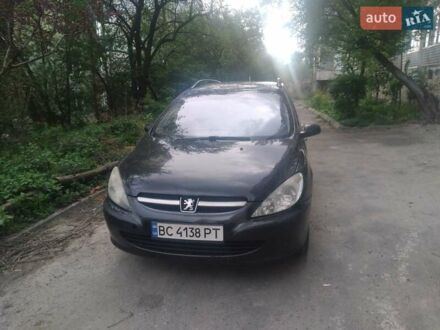 Черный Пежо 307, объемом двигателя 2 л и пробегом 189 тыс. км за 3999 $, фото 1 на Automoto.ua