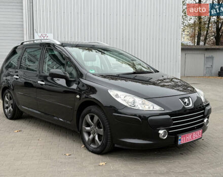 Чорний Пежо 307, об'ємом двигуна 1.6 л та пробігом 256 тис. км за 4650 $, фото 1 на Automoto.ua