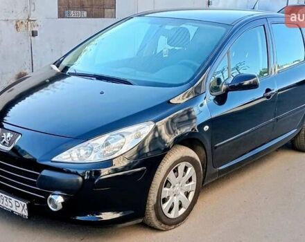Черный Пежо 307, объемом двигателя 2 л и пробегом 263 тыс. км за 4400 $, фото 1 на Automoto.ua