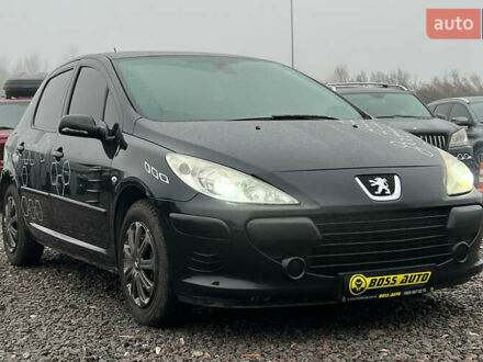 Черный Пежо 307, объемом двигателя 1.56 л и пробегом 310 тыс. км за 5300 $, фото 1 на Automoto.ua