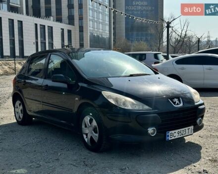 Черный Пежо 307, объемом двигателя 1.59 л и пробегом 268 тыс. км за 3750 $, фото 1 на Automoto.ua