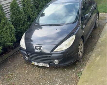 Черный Пежо 307, объемом двигателя 2 л и пробегом 10 тыс. км за 3906 $, фото 1 на Automoto.ua