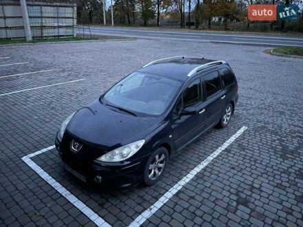 Черный Пежо 307, объемом двигателя 2 л и пробегом 256 тыс. км за 4900 $, фото 1 на Automoto.ua