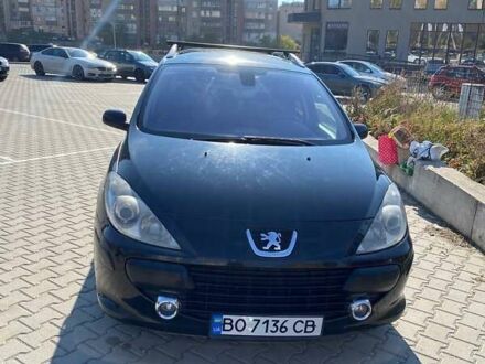 Черный Пежо 307, объемом двигателя 2 л и пробегом 269 тыс. км за 4500 $, фото 1 на Automoto.ua