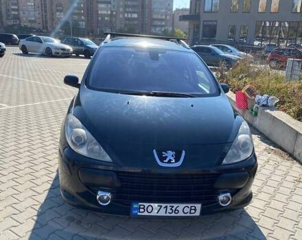Чорний Пежо 307, об'ємом двигуна 2 л та пробігом 269 тис. км за 4500 $, фото 1 на Automoto.ua