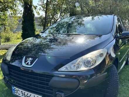 Черный Пежо 307, объемом двигателя 1.6 л и пробегом 270 тыс. км за 4200 $, фото 1 на Automoto.ua