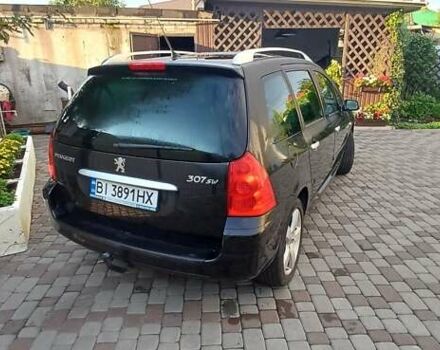 Чорний Пежо 307, об'ємом двигуна 2 л та пробігом 290 тис. км за 3700 $, фото 1 на Automoto.ua
