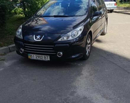 Черный Пежо 307, объемом двигателя 2 л и пробегом 187 тыс. км за 2600 $, фото 1 на Automoto.ua