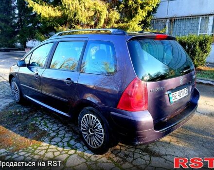 Фиолетовый Пежо 307, объемом двигателя 2 л и пробегом 400 тыс. км за 2799 $, фото 1 на Automoto.ua