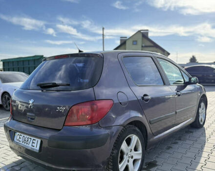 Фіолетовий Пежо 307, об'ємом двигуна 2 л та пробігом 262 тис. км за 3600 $, фото 3 на Automoto.ua